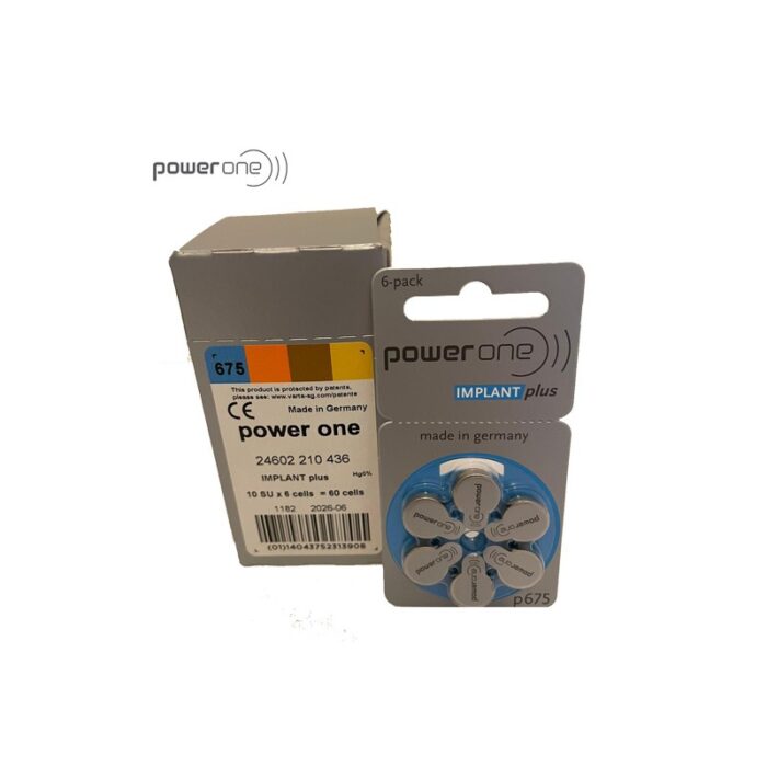 ⁦بطاريات القوقعة باور وان - 675⁩ - الصورة ⁦2⁩