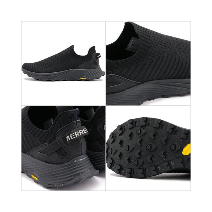 ⁦Merrell Men's Embark Sneaker Moc Shoes - حذاء ميريل امبارك للرجال لون أسود⁩ - الصورة ⁦4⁩