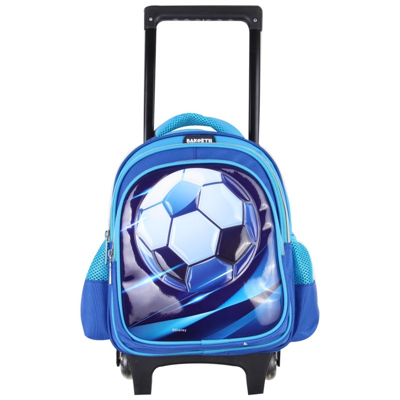 ⁦شنطة مدرسية جر روضة 12 انش رسمة فطبول⁩ - الصورة ⁦1⁩