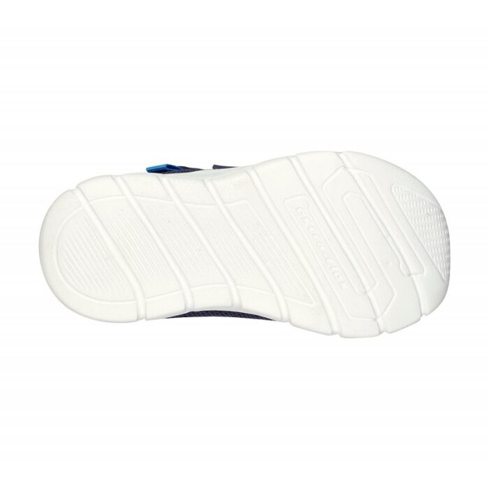 ⁦Skechers Kids' Comfy Flex - Mini Trainers Shoes- حذاء سكيتشرز كومفي فليكس ميني للأطفال لون كحلي ونعل ابيض⁩ - الصورة ⁦3⁩