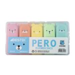 طقم اقلام تعليم هايلايتر عدد 5