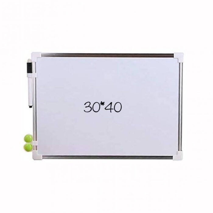 ⁦لوح وايت بورد مع قلم 30*40⁩ - الصورة ⁦1⁩