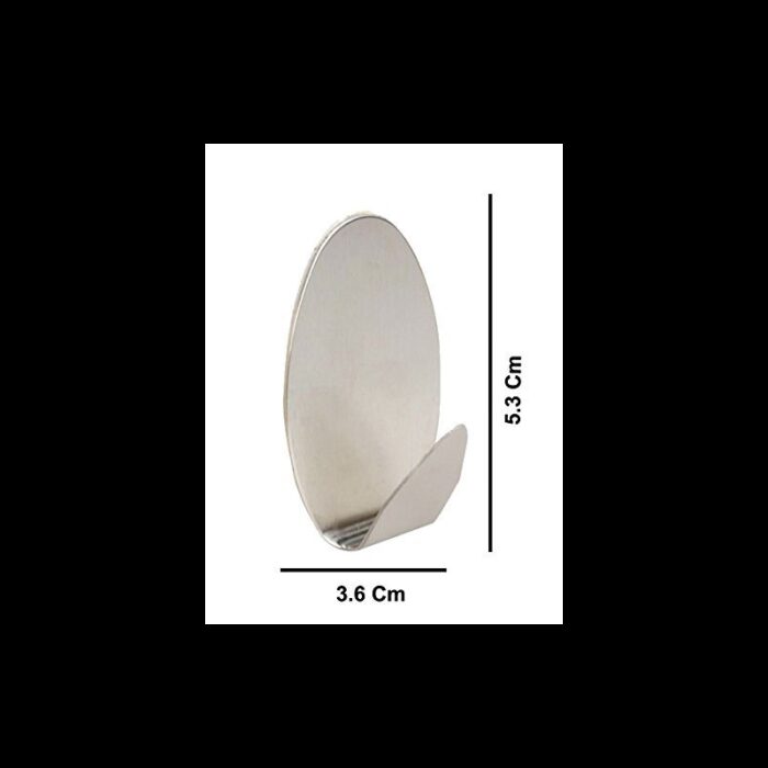 ⁦علاقة لاصقة ستانلس بتصميم بيضاوي الشكل عدد 2⁩ - الصورة ⁦6⁩