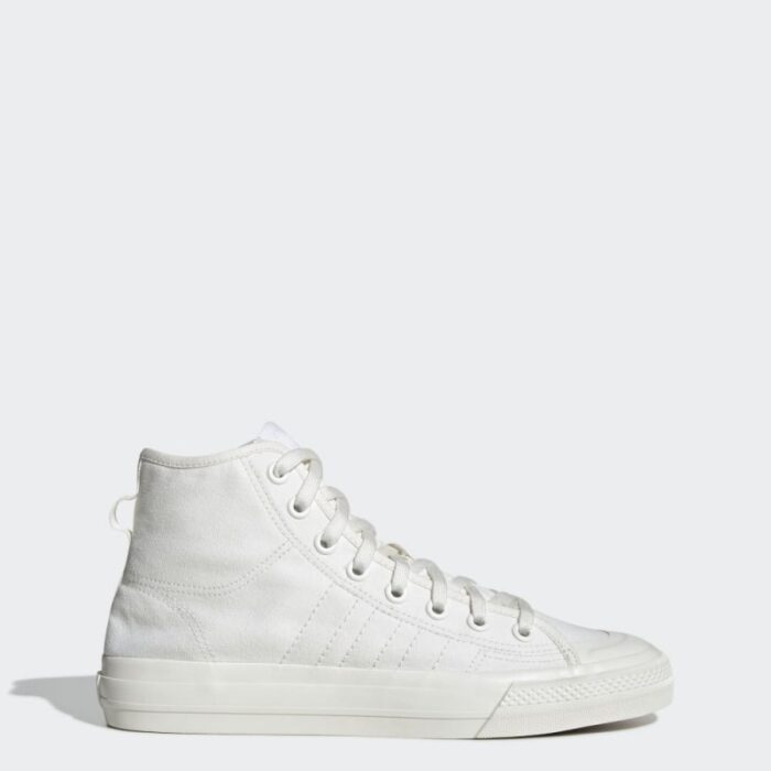 ⁦adidas Men's Nizza RF Hi Shoes - حذاء اديداس نيزا ار اف هاي للرجال لون أبيض⁩ - الصورة ⁦4⁩