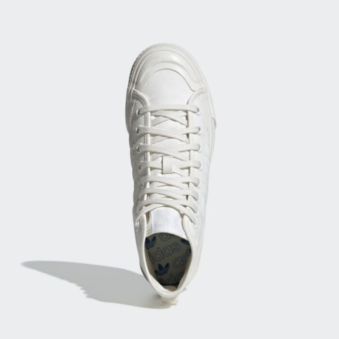 ⁦adidas Men's Nizza RF Hi Shoes - حذاء اديداس نيزا ار اف هاي للرجال لون أبيض⁩ - الصورة ⁦5⁩