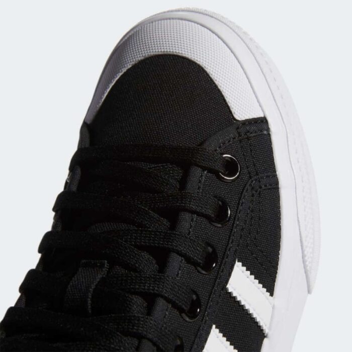 10312425_67db5937db935 adidas Women's Nizza Platform Mid Shoes - Black- حذاء اديداس نيزا بلاتقوم ميد للنساء لون أسود - الصورة 1