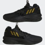 adidas Unisex Dame 8 Basketball Shoes - Black - حذاء اديداس دام 8 للجنسين لون أسود