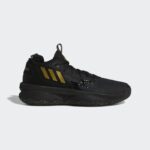 ⁦adidas Unisex Dame 8 Basketball Shoes - Black - حذاء اديداس دام 8 للجنسين لون أسود⁩ - الصورة ⁦2⁩