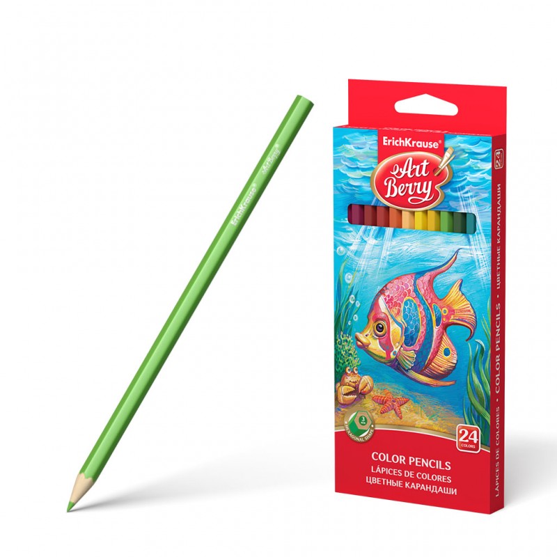 ⁦الوان خشبية 24 لون⁩ - الصورة ⁦1⁩