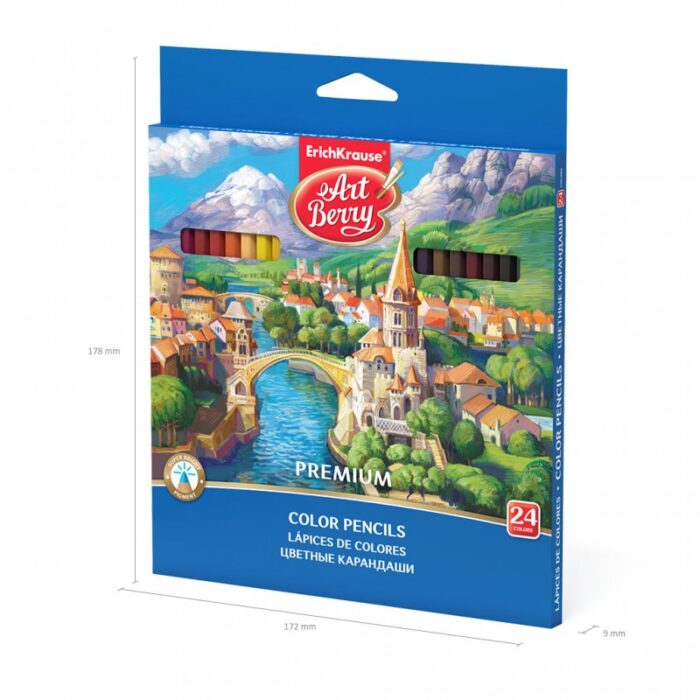 ⁦الوان خشبية بريميوم 24 لون⁩ - الصورة ⁦1⁩