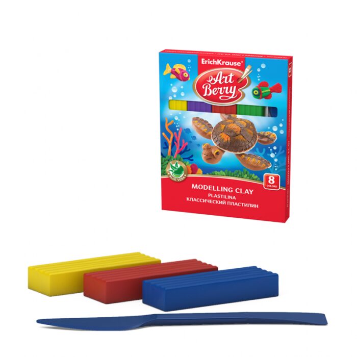 10312592_67db59c3503c1 علبة صلصال 8 قطع الوان 144 غرام مع أداة تقطيع خاصة مواد عضوية بالكامل مع الالوفيرا - الصورة 1