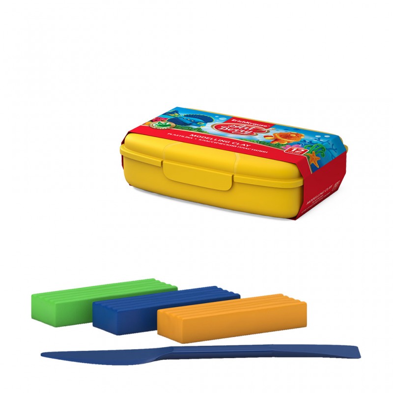 10312601_67db59c6a2cf0 علبة صلصال 12 قطعة الوان نيون مع أداة تقطيع خاصة 216 غرام مواد عضوية بالكامل مع الالوفيرا - الصورة 1