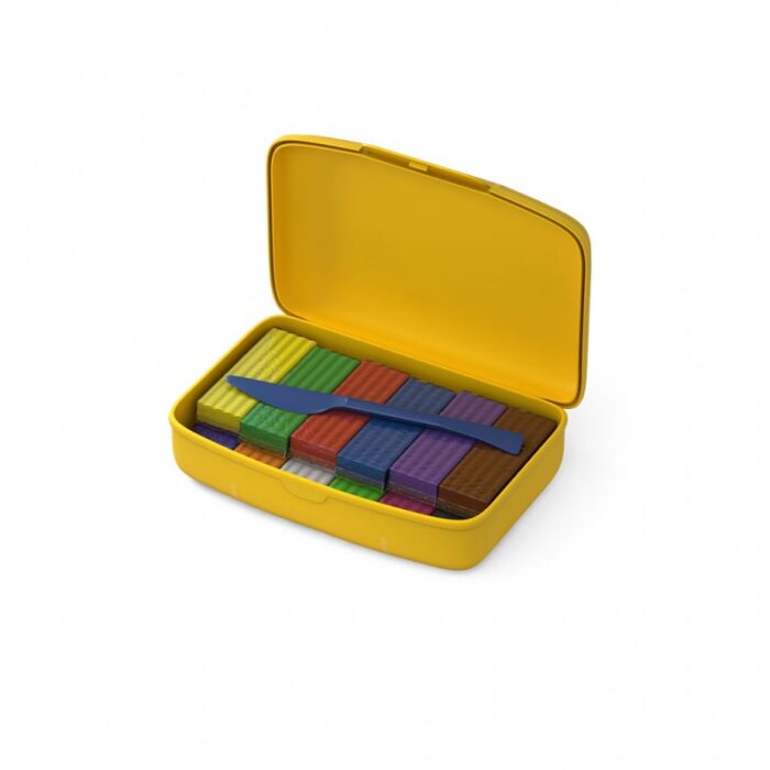 ⁦علبة صلصال 12 قطعة الوان نيون مع أداة تقطيع خاصة 216 غرام مواد عضوية بالكامل مع الالوفيرا⁩ - الصورة ⁦3⁩