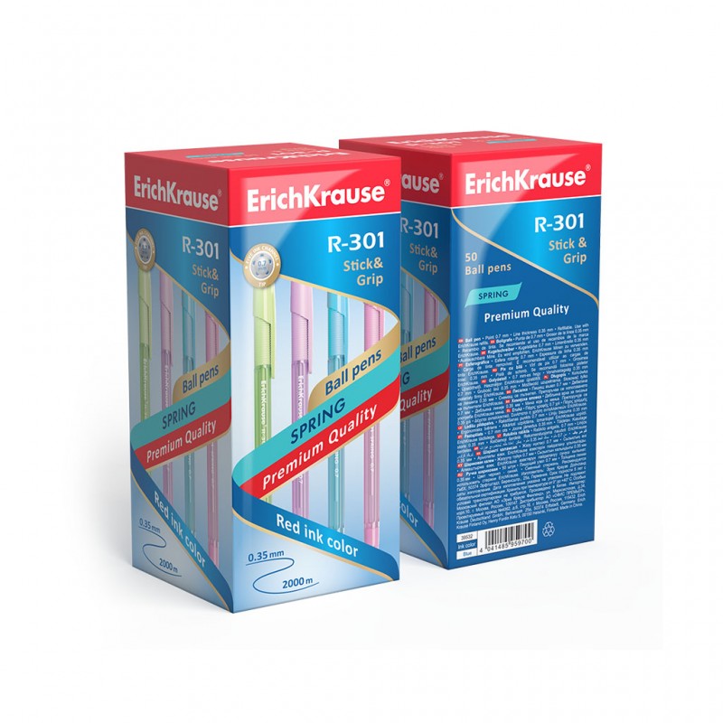 ⁦قلم حبر أزرق كلاسيك R-301 علبة 50 قلم⁩ - الصورة ⁦1⁩