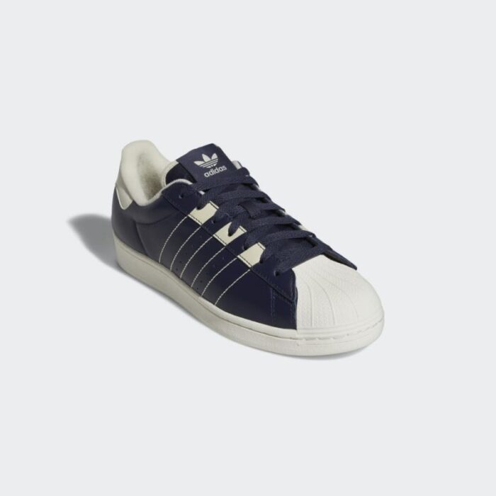 ⁦adidas Superstar Shoes - Navy - حذاء اديداس سوبر ستار للرجال لون كحلي⁩ - الصورة ⁦8⁩