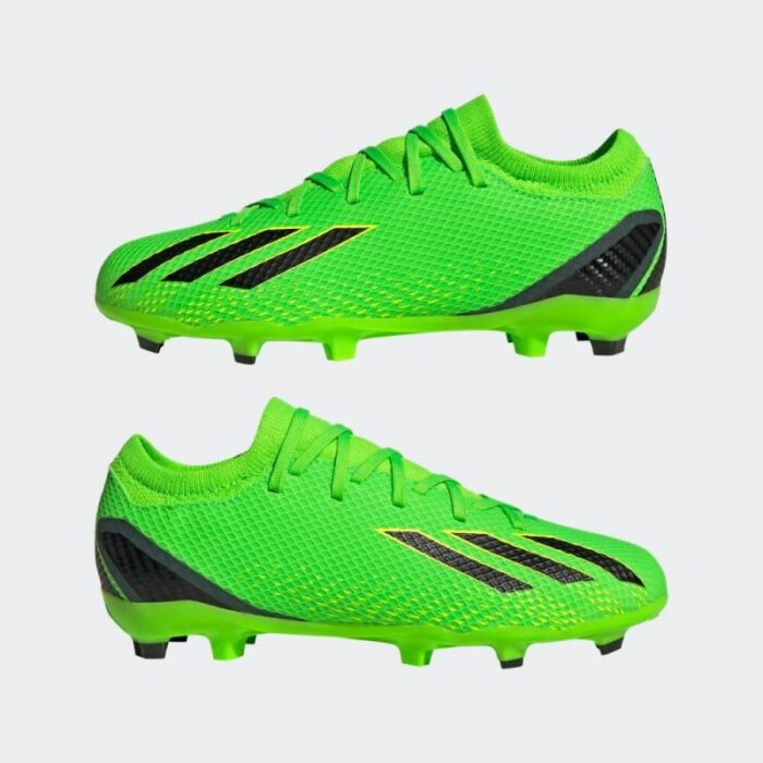 ⁦adidas X Speedportal.3 Firm Ground Boots Green⁩ - الصورة ⁦9⁩