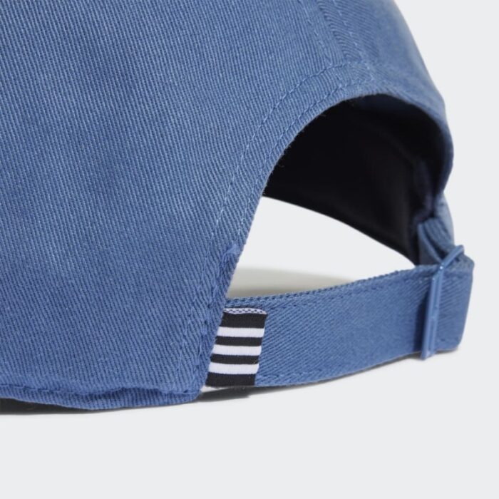⁦Adidas Unisex COTTON BASEBALL CAP - Blue- طاقية اديداس قطن بيسبول لون أزرق للجنسين⁩ - الصورة ⁦4⁩