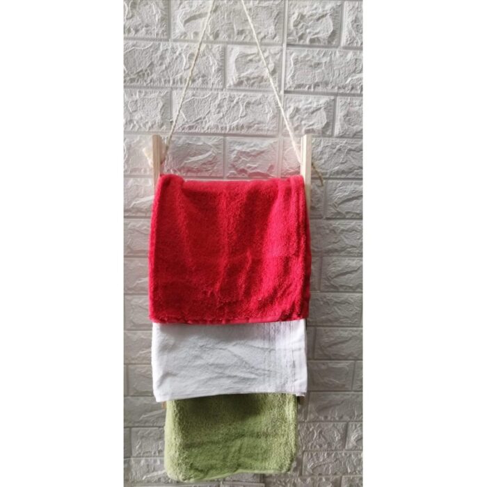 ⁦سلم بشاكير خشب 3 درجات⁩ - الصورة ⁦3⁩