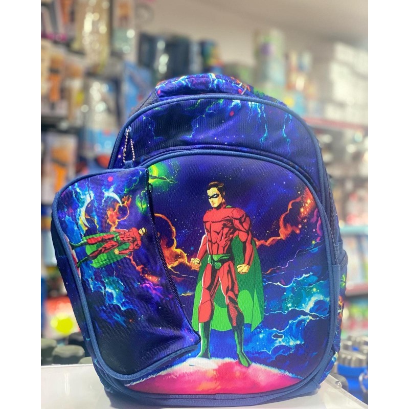 10312881_67db5acbd5ab7 شنطة ابتدائي ظھر طبي مع مقلمة 16 انش - الصورة 1