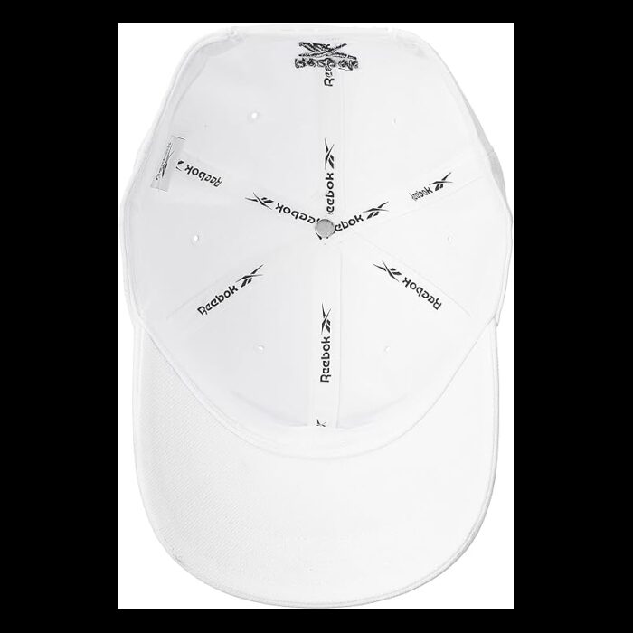 ⁦Reebok United By Fitness Baseball Hat طاقية ريبوك يونيتد باي فيتنس للجنسين لون أبيض⁩ - الصورة ⁦3⁩