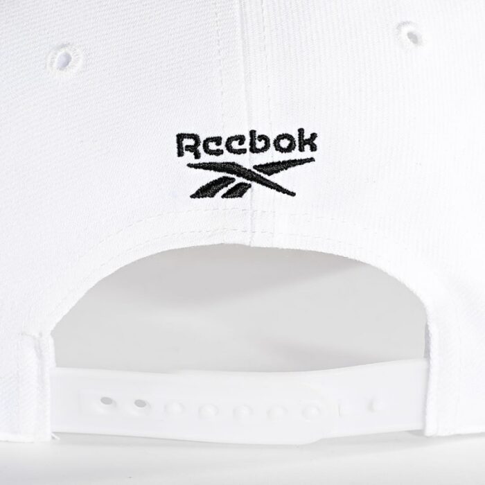 ⁦Reebok United By Fitness Baseball Hat طاقية ريبوك يونيتد باي فيتنس للجنسين لون أبيض⁩ - الصورة ⁦6⁩