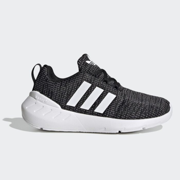 10313143_67db5b9f22f70 adidas Kids' Swift 22 Shoes – Black - حذاء اديداس سويفت 22 للأطفال لون أسود وأبيض - الصورة 1
