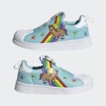 ⁦adidas Unisex Kids' Superstar 360 Shoes- حذاء اديداس سوبر ستار 360 للأطفال لون أزرق⁩ - الصورة ⁦2⁩