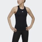 ⁦بلوزة تي اف ترين تي كيه من اديداس بدون اكمام للنساء لون أسود adidas Techfit Racerback Training Tank Top - Black⁩ - الصورة ⁦4⁩