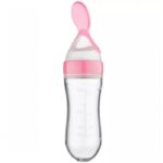 رضاعة للبيبي مع معلقة للطعام