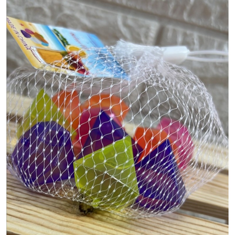 ⁦كيس معكبات ثلج شكل الماس (10 قطع)⁩ - الصورة ⁦1⁩