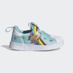 ⁦adidas Unisex Kids' Superstar 360 Shoes- حذاء اديداس سوبر ستار 360 للأطفال لون أزرق⁩ - الصورة ⁦3⁩