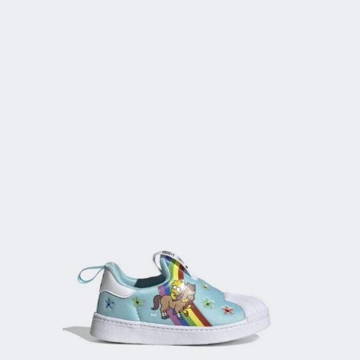 ⁦adidas Unisex Kids' Superstar 360 Shoes- حذاء اديداس سوبر ستار 360 للأطفال لون أزرق⁩ - الصورة ⁦4⁩