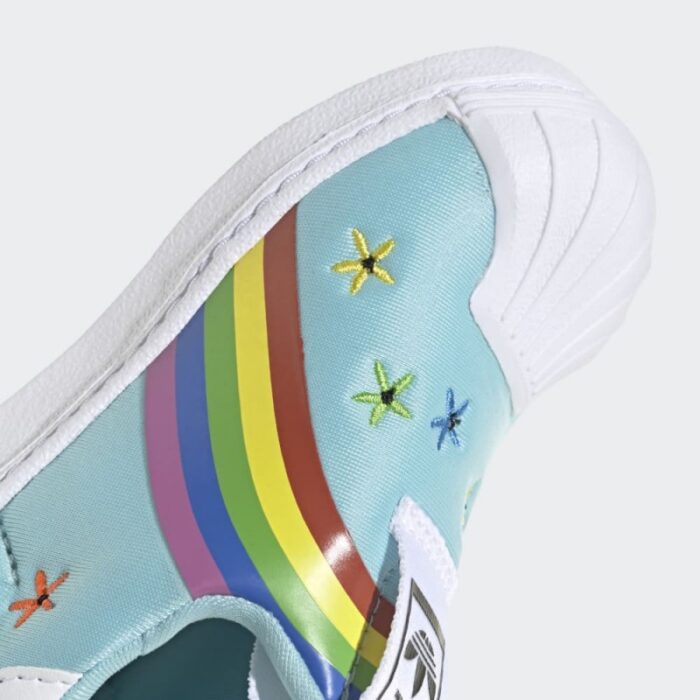 ⁦adidas Unisex Kids' Superstar 360 Shoes- حذاء اديداس سوبر ستار 360 للأطفال لون أزرق⁩ - الصورة ⁦11⁩