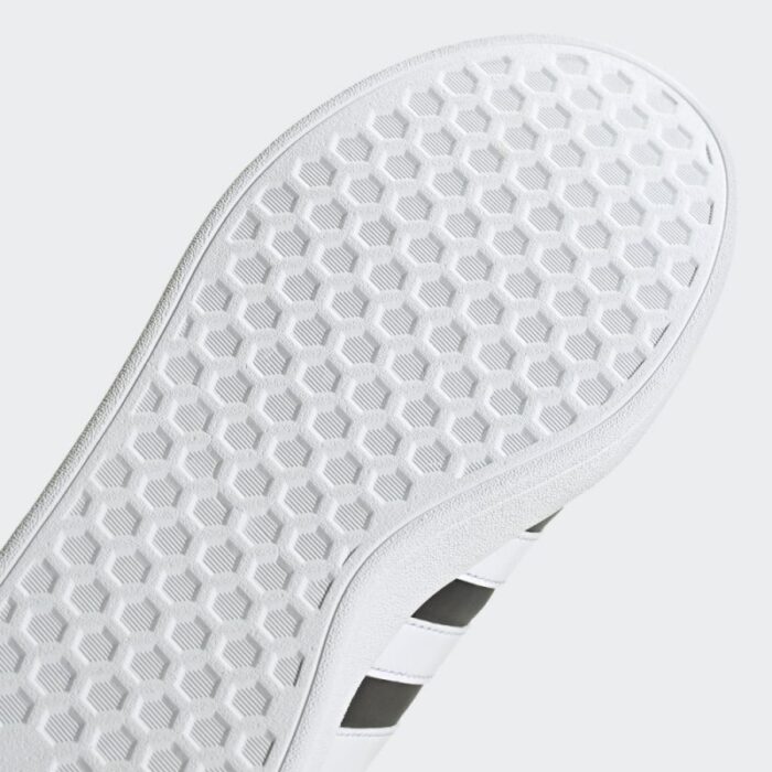 ⁦adidas Mens' Grand Court TD Lifestyle Court Casual Shoes- حذاء اديداس جراند كورت تي دي لايف ستايل كورت للرجال لون أسود ونعل أبيض⁩ - الصورة ⁦9⁩