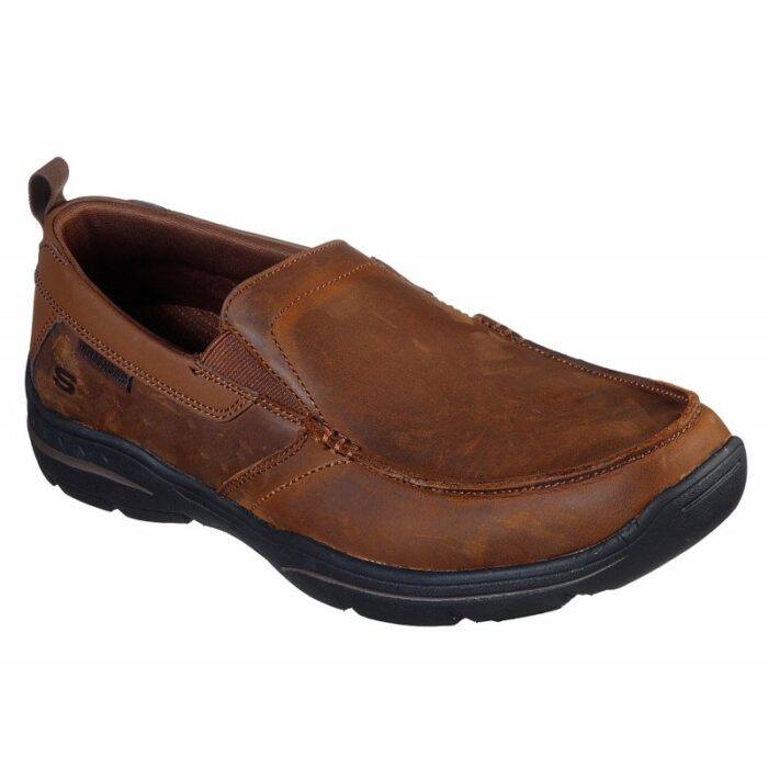 10313594_67db5cd0a4787 Skechers Men's Relaxed Fit: Harper - Forde Shoes حذاء سكيتشرز ريلاكس فيت هاربر للرجال لون عسلي - الصورة 1