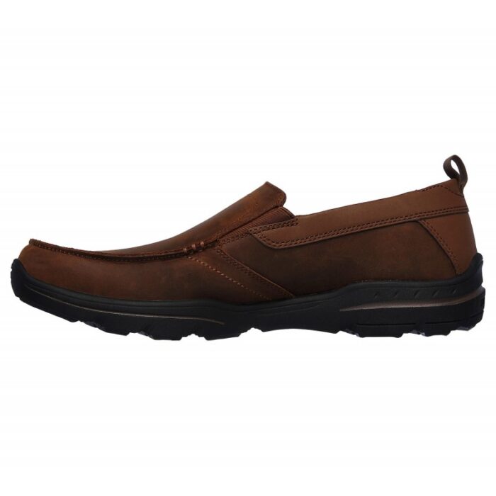 ⁦Skechers Men's Relaxed Fit: Harper - Forde Shoes حذاء سكيتشرز ريلاكس فيت هاربر للرجال لون عسلي⁩ - الصورة ⁦5⁩