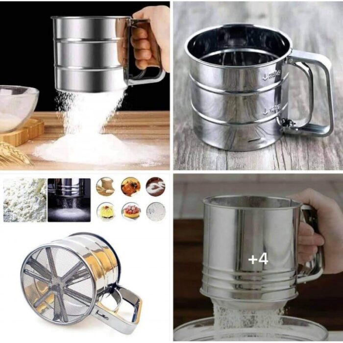 ⁦منخل طحين/ سكر ستيل⁩ - الصورة ⁦2⁩