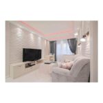 ⁦ورق جدران لون أبيض قياس 70*77 سم⁩ - الصورة ⁦5⁩