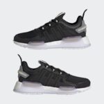adidas Womens' NMD_V3 Shoes - Black- حذاء ايداس ان ام دي في 3 للنساء لون أسود ونعل أبيض