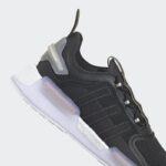 ⁦adidas Womens' NMD_V3 Shoes - Black- حذاء ايداس ان ام دي في 3 للنساء لون أسود ونعل أبيض⁩ - الصورة ⁦10⁩