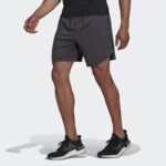 ⁦adidas Designed 4 Training HEAT.RDY HIIT Shorts - Grey⁩ - الصورة ⁦3⁩