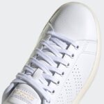 ⁦adidas Women's Advantage Shoes - White - حذاء اديداس ادفانتج للنساء لون أبيض⁩ - الصورة ⁦10⁩