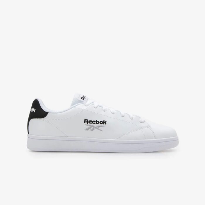 ⁦Reebok Unisex Royal Complete Sport Shoes- حذاء ريبوك رويال كومبليت للجنسين لون أبيض وأسود ونعل أبيض⁩ - الصورة ⁦5⁩