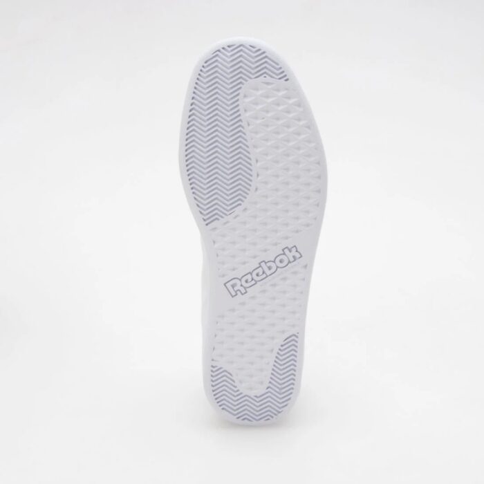 ⁦Reebok Unisex Royal Complete Sport Shoes- حذاء ريبوك رويال كومبليت للجنسين لون أبيض وأسود ونعل أبيض⁩ - الصورة ⁦9⁩