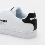 ⁦Reebok Unisex Royal Complete Sport Shoes- حذاء ريبوك رويال كومبليت للجنسين لون أبيض وأسود ونعل أبيض⁩ - الصورة ⁦11⁩