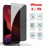 Paravicy Full glass For Iphone X / XS زجاج حماية للشاشة لون اسود