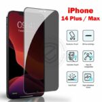 Paravicy Full glass For Iphone 14 Pro Max زجاج حماية للشاشة لون اسود