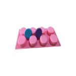 ⁦قالب صابون سيليكون بيضاوي (8 خانات)⁩ - الصورة ⁦5⁩