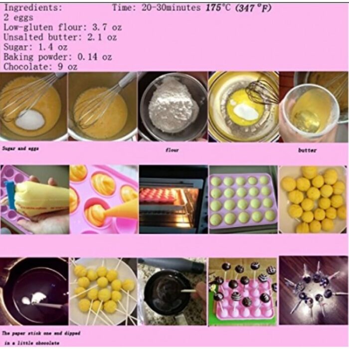 ⁦قالب سيليكون CHOCOLATE POPS ( 6 خانة)⁩ - الصورة ⁦5⁩