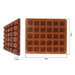 ⁦قالب شوكولاتة سيليكون أحرف مكعبات⁩ - الصورة ⁦4⁩